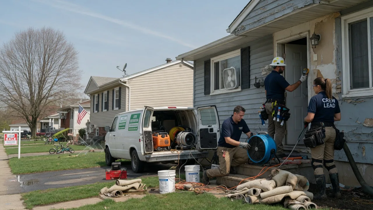 Flood Cleanup in Christiana, PA near me